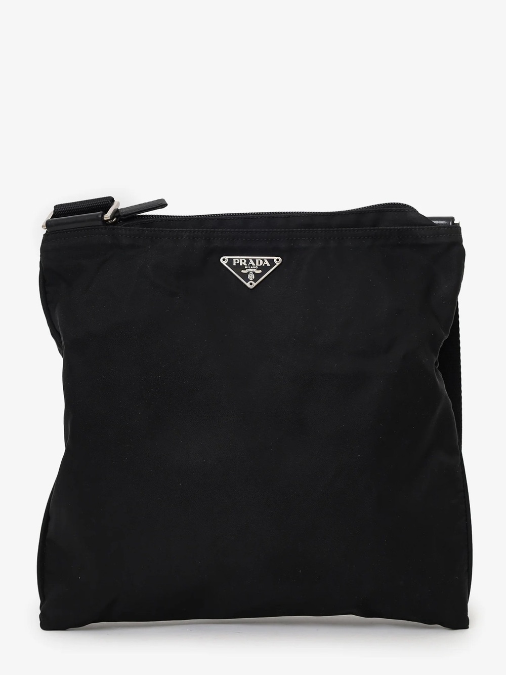 Prada Black Nylon Messenger Bag